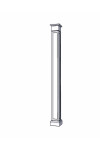 16" Recessed Panel PVC Column Mega Wrap