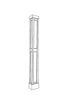 12" RECESSED PVC Column Wrap Kit