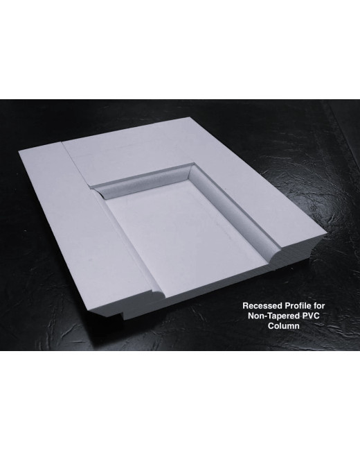 8" RECESSED PVC Column Wrap Kit