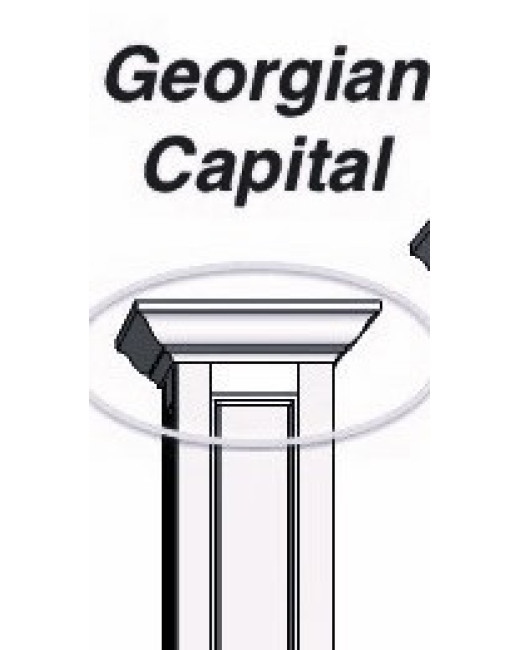 12" RECESSED PVC Column Wrap Kit