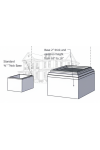 16" Recessed Panel PVC Column Mega Wrap