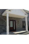 10" PVC Column Half Panelled