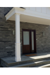 10" PVC Column Half Panelled
