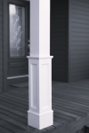 8" PVC Column Half Paneled