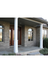 10" PVC Column Half Panelled