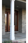 8" PVC Column Half Paneled