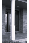 8" PVC Column Half Paneled