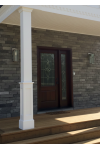 8" PVC Column Half Paneled
