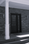 10" PVC Column Half Panelled