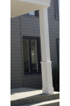10" PVC Column Half Panelled