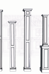 12" RECESSED PVC Column Wrap Kit