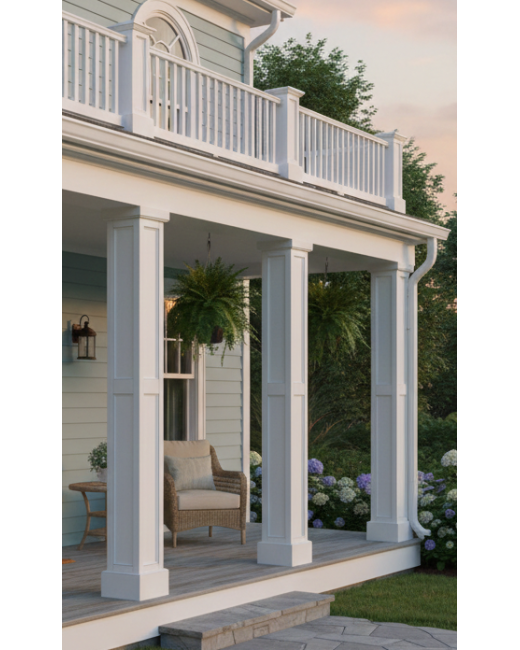 12" RECESSED PVC Column Wrap Kit
