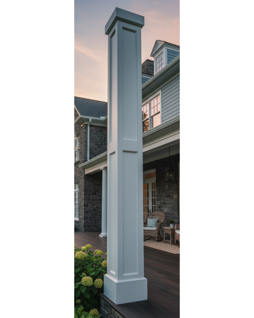10" RECESSED PVC Column Wrap Kit