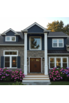 16" Recessed Panel PVC Column Mega Wrap