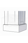 12" RECESSED PVC Column Wrap Kit