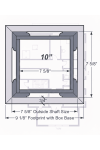 10" RECESSED PVC Column Wrap Kit