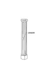 12" SHAKER PVC Column Wrap