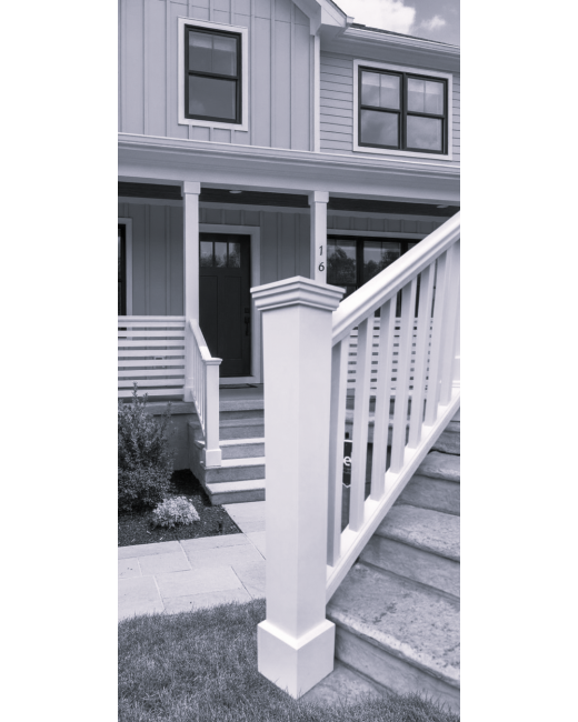 Elite Deluxe Flat Top Newel Post Capital
