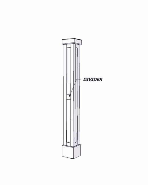 Divider for Shaker Paneled Column