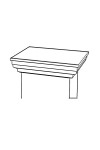 Elite Deluxe Flat Top Newel Post Capital