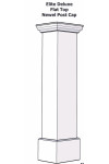 Elite Deluxe Flat Top Newel Post Capital