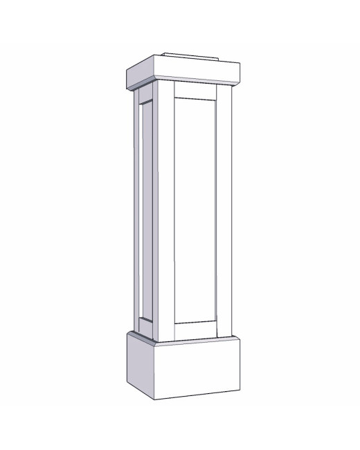 PVC Shaker Newel Post