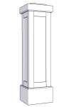 PVC Shaker Newel Post