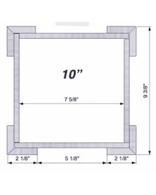 PVC Shaker Newel Post