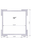 PVC Shaker Newel Post