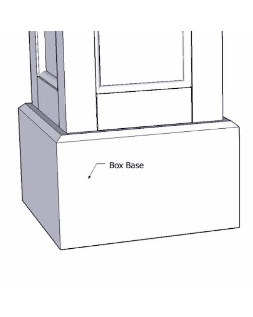PVC Shaker Newel Post