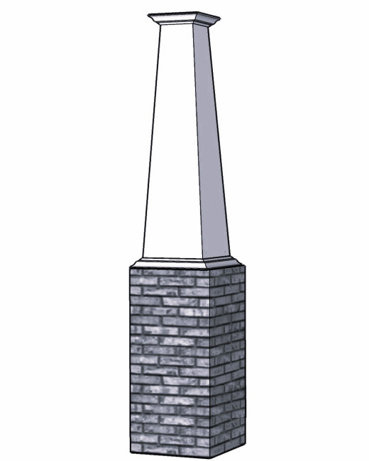 Tapered PVC Post Wrap