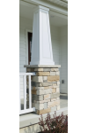10/16 RAISED Panel Tapered PVC Column Wrap