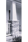 12/20 RAISED Panel Tapered PVC Column Wrap
