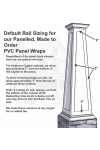 10/20 RAISED Panel Tapered PVC Column Wrap