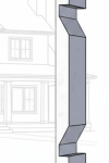 10/20 RAISED Panel Tapered PVC Column Wrap