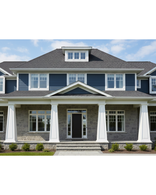 12/20 RAISED Panel Tapered PVC Column Wrap