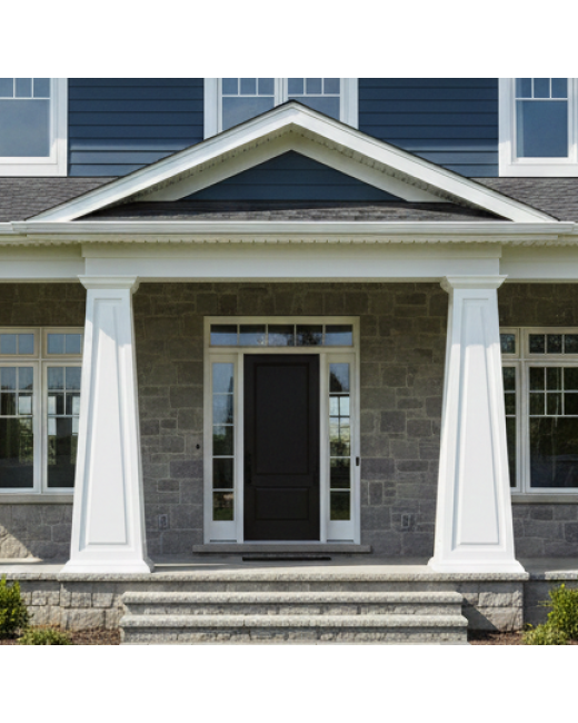 12/20 RAISED Panel Tapered PVC Column Wrap