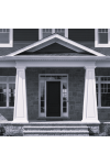 10/16 RAISED Panel Tapered PVC Column Wrap
