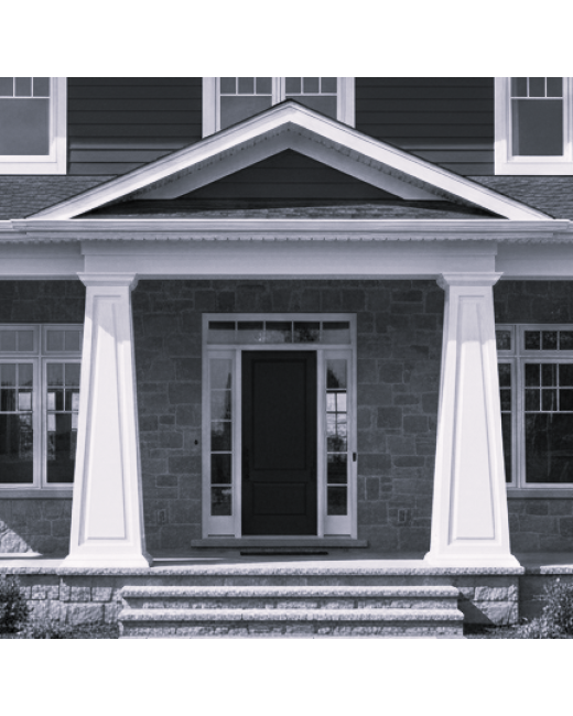 10/16 RAISED Panel Tapered PVC Column Wrap