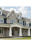 8/12 RAISED Panel Tapered PVC Column Wrap