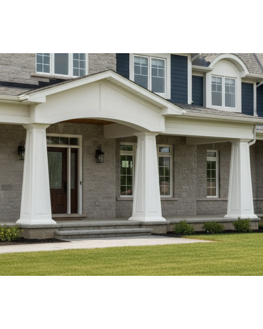 12/20 RAISED Panel Tapered PVC Column Wrap