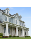 10/16 RAISED Panel Tapered PVC Column Wrap