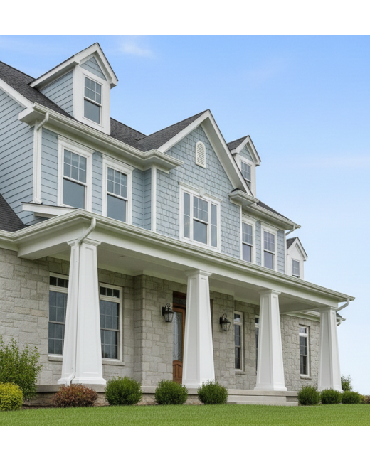 10/16 RAISED Panel Tapered PVC Column Wrap