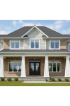 8/12 RAISED Panel Tapered PVC Column Wrap