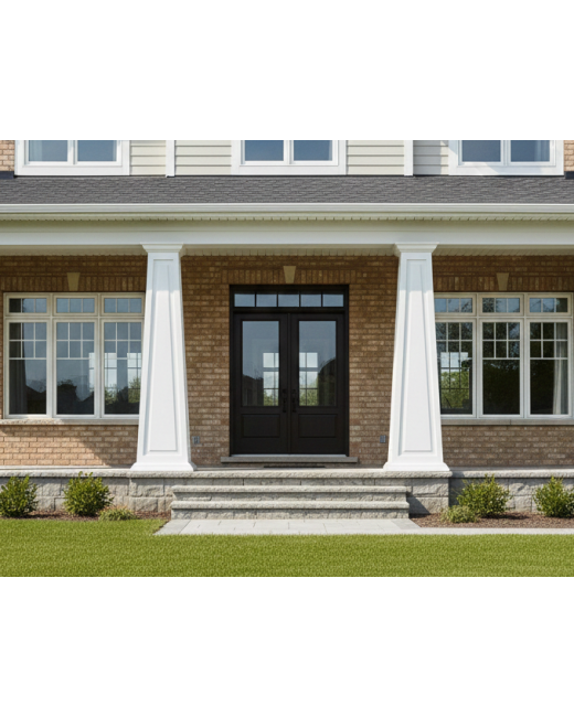 10/20 RAISED Panel Tapered PVC Column Wrap