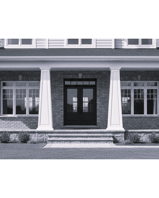 10/16 RAISED Panel Tapered PVC Column Wrap