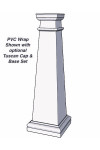 10/20 SHAKER Panel Tapered PVC Column Wrap