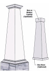 10/20 Tapered PVC Column Wrap