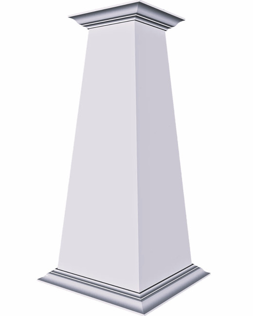 10/20 Tapered PVC Column Wrap