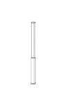 Tall Telescopic Porch Column Cover for 4" Post